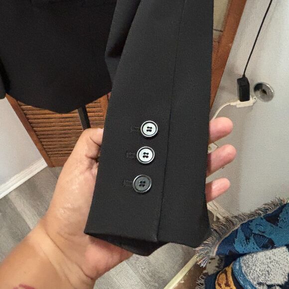 Ann Taylor Single Breasted Bow Pocket Detail Pockets Blazer Suit Jacket Size 8 - Picture 10 of 16